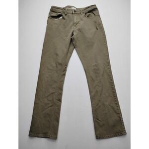 Bulletprufe Men's Gray Slim Fit Straight Leg Low Rise Light Wash Jeans 34x34